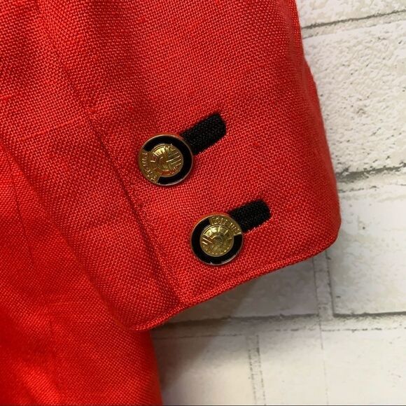 Vtg Louis Feraud Linen 2 Piece Blazer Set U4 - Picture 9 of 9